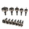 12PCS HSS Drill Bit Hole Saw Tooth Set Stainless Steel