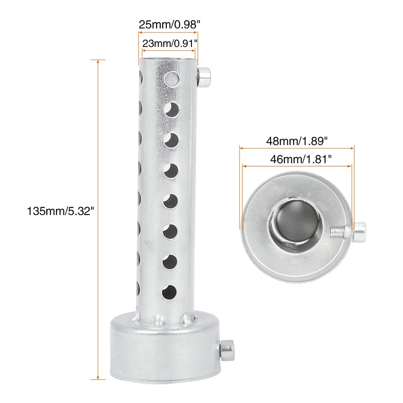 F FIERCE CYCLE 48mm Motorcycle Exhaust Pipe Baffle Muffler Insert