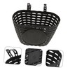 WOONEKY 1pc Detachable Plastic Bike Basket for Thickened Durable Storage