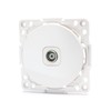 White plug for German or French 1-way TV, elegant and