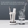 Toothbrush Holder with Cup/Cover Contains 3 Slots, Compatible with Conventional