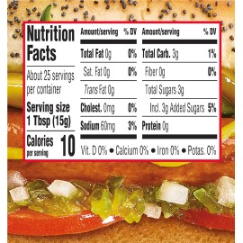 Kraft Heinz Heinz Sweet Relish, 12.7 fl oz Bottle