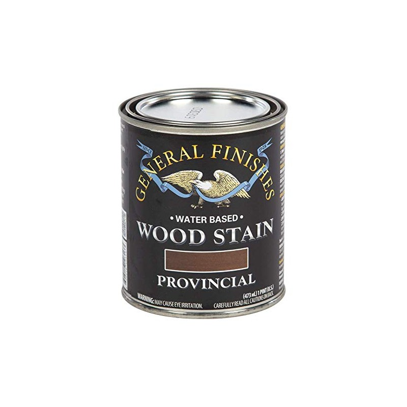 General Finishes Water Based Wood Stain, 1 Pint, Provincial