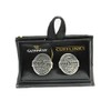 Guinness Label Cufflinks Antique Silver Colour(Size: One Size)