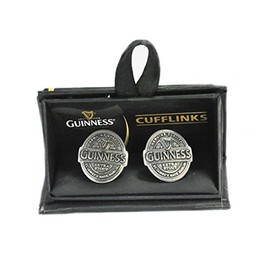 Guinness Label Cufflinks Antique Silver Colour(Size: One Size)