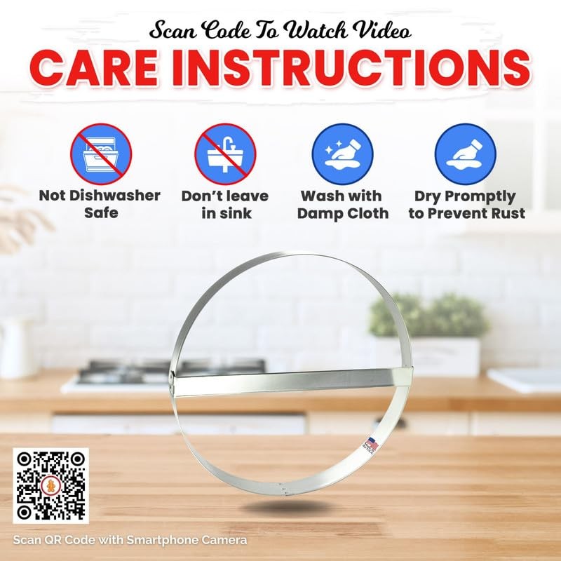 Foose Brand Extra Large Circle Round With Brace Cookie Cutter