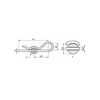 Beta Pin/R Pin T304 (A2) Stainless Steel 4 mm x