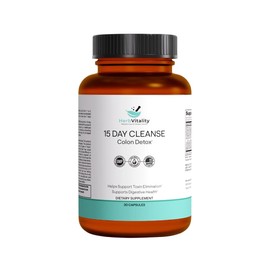 Herb Vitality 15-Day Colon Cleanse – Detox & Gut Health Support with Probiotics, Aloe Vera, Licorice Root & Psyllium Husk – Supports Digestive, Immune, and Kidney Health for Men & Women (2)
