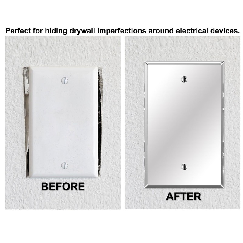 Art Plates - OVERSIZED Mirror Blank Wall Plate - 1