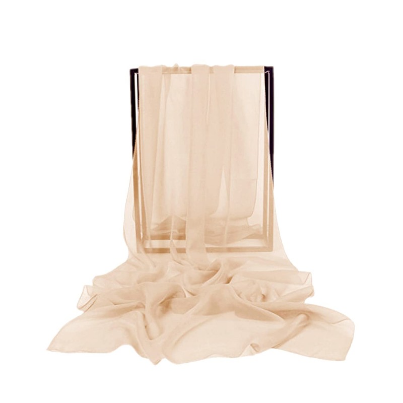 Bridesmay Chiffon Elegant Stole Scarf for Dress in Various Colours