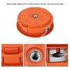 Cabezal Universal Metalica Acceso Para Desmalezadora Césped Naranja