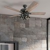 Prominence Home Ennora, 52 Inch Farmhouse LED Ceiling Fan with