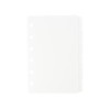 2 Pack A7 Binder Dividers 6 Tabs Clear Plastic Binder