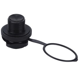 Rubber Boat Air Valve, 2pcs Air Plugs Replacement for Inflatable Kayak Rubber Raft Accessory Boston Valve Towable Tube Plug