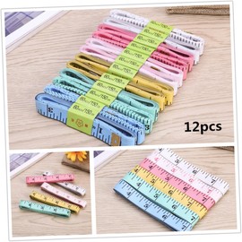 Operitacx Maßband 18er-pack 1 5 m Nähmuster-lineal Flexibles Maßband Werkzeug Robust Zufällige Farbe