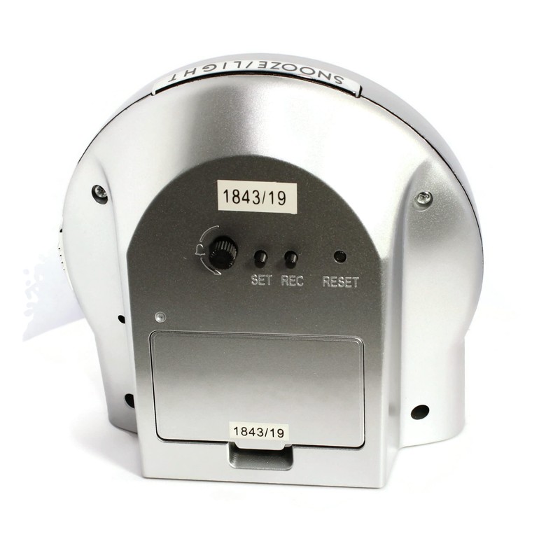 Atlanta Large Radio Alarm Clock Analogue Light Snooze Crescendo Numbers