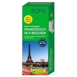 PONS Power-Vokabelbox Französisch: Schnell und einfach Vokabeln lernen mit 800 Karten