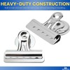 1InTheOffice Magnetic Clips for Refrigerator, Heavy Duty Refrigerator Bulldog Magnet