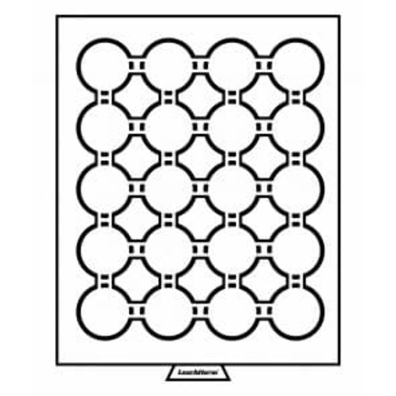 Lighthouse coin box 20 compartments for CAPS 39, smoke coloured