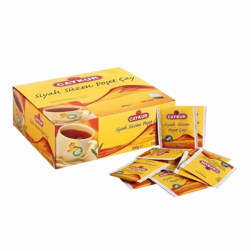 ÇAYKUR Black Tea Bags, Altın Suzen Turkish Tea, Individually Wrapped
