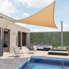 BRILLIHOOD 9Ft Outdoor Sun Shade Sail Pole, 3" Diameter Shade