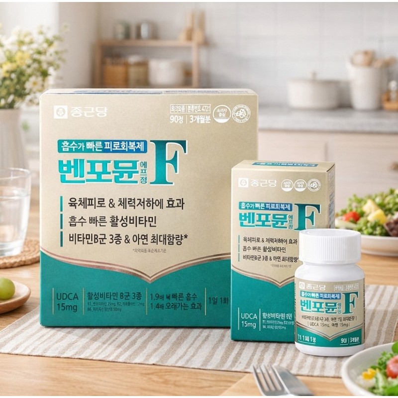 Chong Kun Dang Benformun F Tablets 90 Tablets Active Vitamin