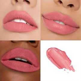 O'CHAIN Lápiz de labios mate, lápiz labial de larga duración con cobertura completa no transferible para mujeres con aceite de jojoba y vitamina E, si