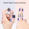 Spring Splint Finger, Bendable Finger Extension Rail with Automatic Return
