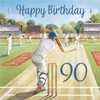 Hunts England - Cricket Fun 90th Birthday Card - Milo's