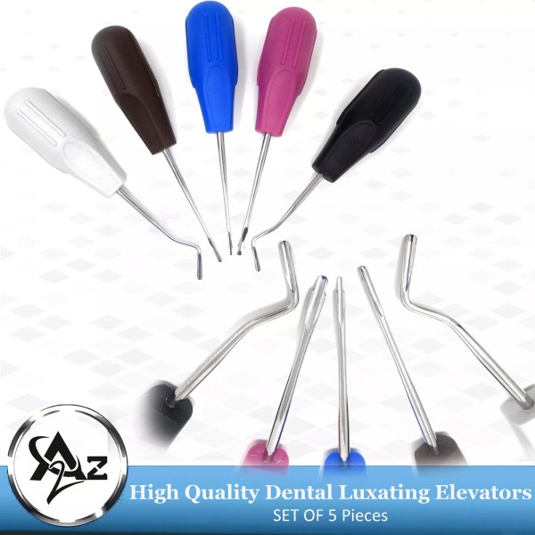 A2Z Scilab 5Pc Dental Luxating Elevator PDL Periotome Root Extracting,Too