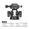 SUNWAYFOTO DT-03R Two-Way Tilting Head for Monopod and Tripod with