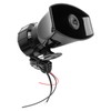 Car Megaphone Speaker 7 Tone Sound Siren Horn Emergency Sound