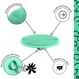 Boie Usa Ultimate Loop Body Scrubber Exfoliante Ducha Suave Similar Silicona Cepillo Limpieza Corporal Reemplazo Lufa Colgar Pared Antiacné Todo