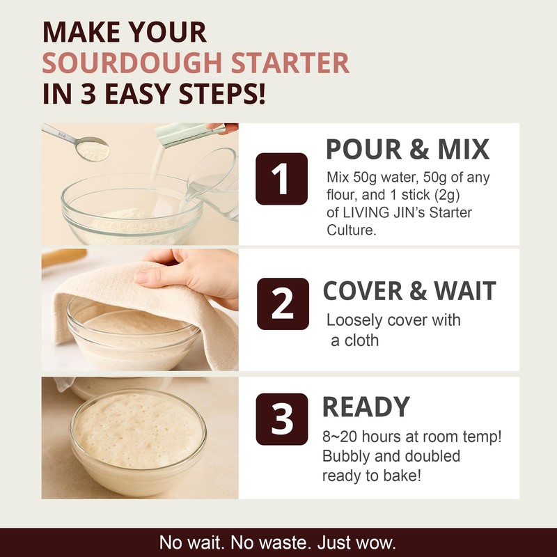 Sourdough Starter Culture (2 packet), Gluten Free Sourdough Starter Culture,