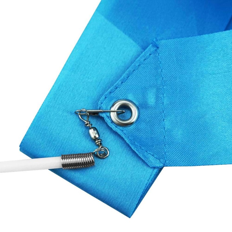 FAZHBARY Blue Dance Ribbons, Rhythmic Gymnastics Ribbon Dancing Streamers for
