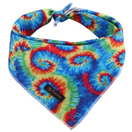 DOGWONG Summer Dog Bandana Cotton Dog Bandana, Washable Bib Scarf Boy Girl Bandana Square Adjustable Dog Bandanas for Small Medium Large Dogs