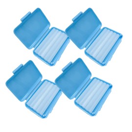 Dental Care Orthodontic Wax for Braces Pack of 10 Mint Flavour - Blue