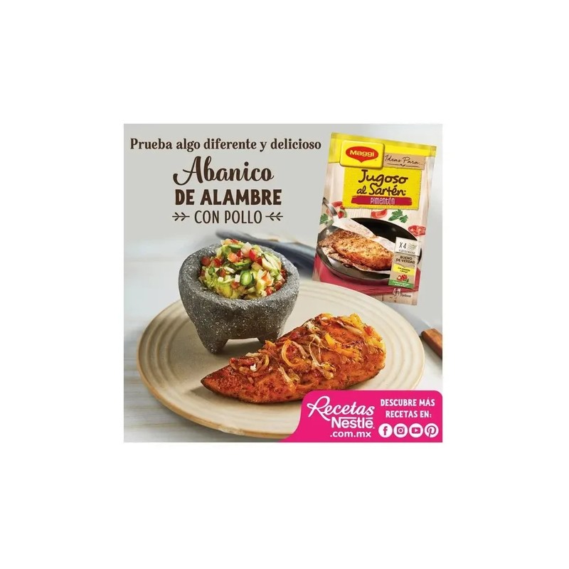 Hoja Sazonadora Maggi Jugoso Al Sartén Pimentón 23.4 G