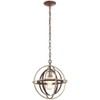 Home Decorators Collection 27030 1-Light Bronze & Champagne Pewter Mini