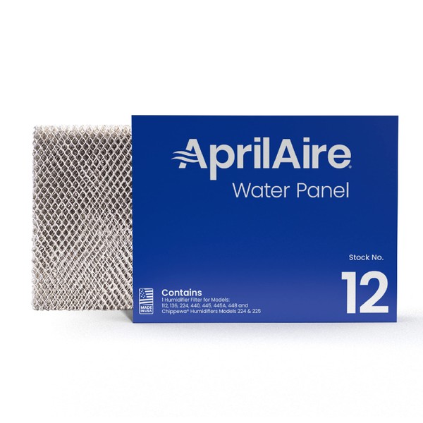 Aprilaire 12 Water Panel Humidifier Filter Replacement for Aprilaire Whole House Humidifier Models 112, 224, 225, 440, 445, 445A, 448 (Pack of 2)
