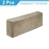 uxcell 2Pcs Stretch Armrest Covers, Polyester Soft Armchair Slipcovers Couch