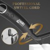 JINRI Volumizing Hair Iron, Hair Straightener Brush, Adjustable Temp, 360