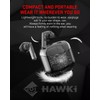 Hawki Skeleton Earbuds True Bass Fully Adaptive Noise Reduction, Black