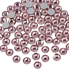 Beadsland Gemas redondas de cristal para decoración de uñas y arreglos artesanales (0.05 a 0.34 pulgadas)