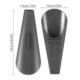 Porcyco Steam Diverter for Thermomix TM5 TM6, Extra Long Steam Deflector for Wall Cabinets Protection Steam Diversion Accessories for TM-5 TM-6