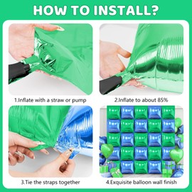 30PCS Double Sided Square Foil Balloons Wall,19 Inches Chrome Foil Balloons Tunnel Arch Garland Kit for Birthday,Anniversary,Wedding,Graduation Party Background Graduation Party Decoration