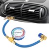 Car R134A Air Conditioning Coolant Hose Pressure Gauge 0‑250psi Fluoridize