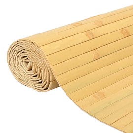 RDUIGT Bamboo Wall Panel for Interior Wall Decor 48 x 96 Inch Wood Panels for Wall Pole Wrap Wood Roll for Living Room, Bedroom, Kitchen (Natural)