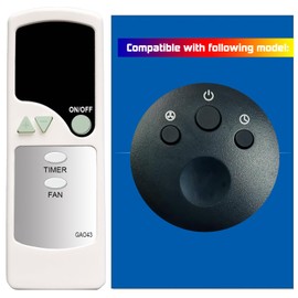 XINJISHIMIN Replacement Remote Control for Vornado Tower Circulator Fan 184/154 143/173