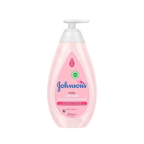 Johnson's Baby Soft Wash Pink 500ml